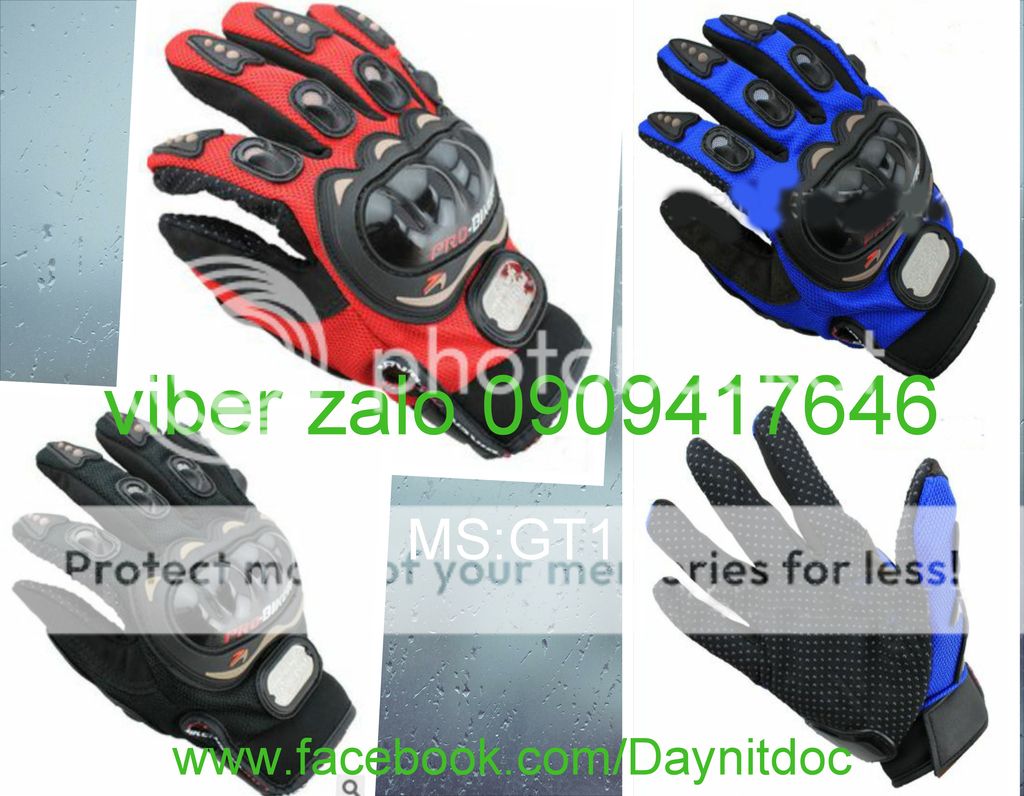 Bán Găng tay full ngón, găng tay hở ngón pro biker mạnh mẽ nam tính tiện dụng - 3