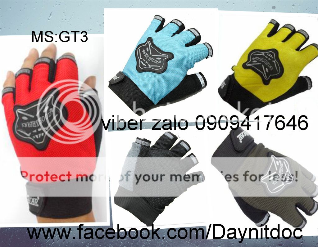 Bán Găng tay full ngón, găng tay hở ngón pro biker mạnh mẽ nam tính tiện dụng - 19