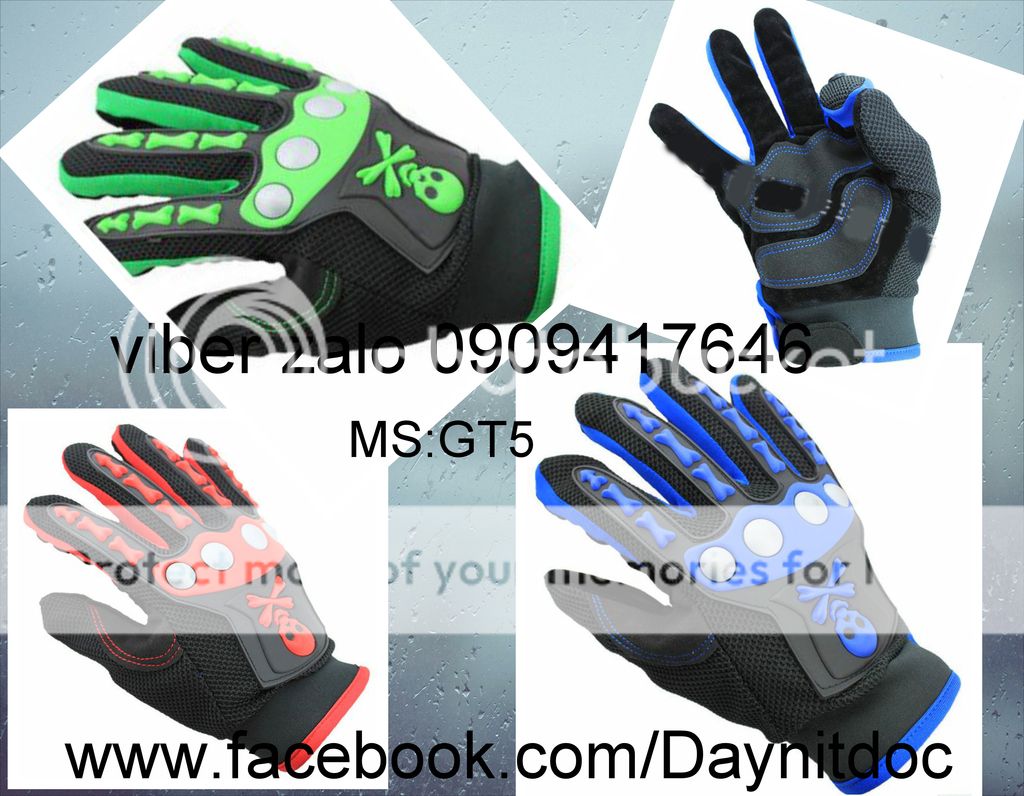 Bán Găng tay full ngón, găng tay hở ngón pro biker mạnh mẽ nam tính tiện dụng - 5