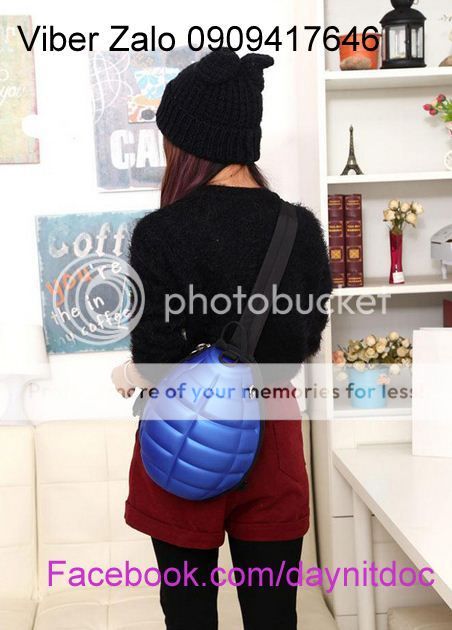 Balo túi đeo chéo hình lựu đạn, balo đầu cọp cực ngầu và lạ - 11