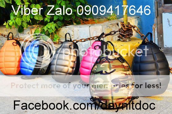 Balo túi đeo chéo hình lựu đạn, balo đầu cọp cực ngầu và lạ - 1