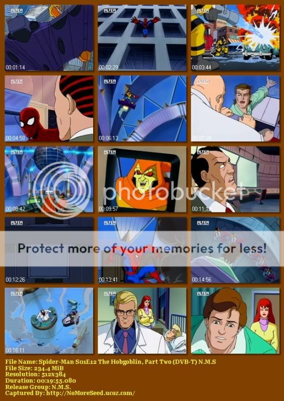 Spider-Man - S01E12 - The Hobgoblin, Part
Two (DVB-T) N.M.S. (ΜΕΤΑΓΛΩΤΤΙΣΜΕΝΟ ΣΤΑ ΕΛΛΗΝΙΚΑ) (ALTER)