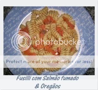 Fusilli com salmão fumado 1