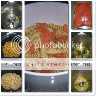 Fusilli com salmão fumado 2
