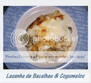 Lasanha de bacalhau e cogumelos1