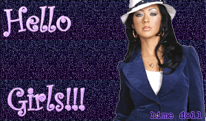 Hime doll - Plaquinha Hello